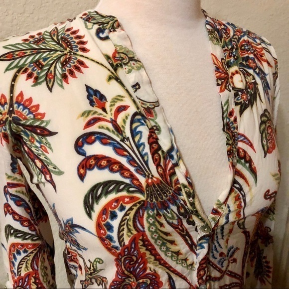 ZARA gorgeous vibrant lightweight top - Picture 3 of 8